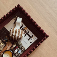 PACIFIER CLOTH POMME | LA RAYURE