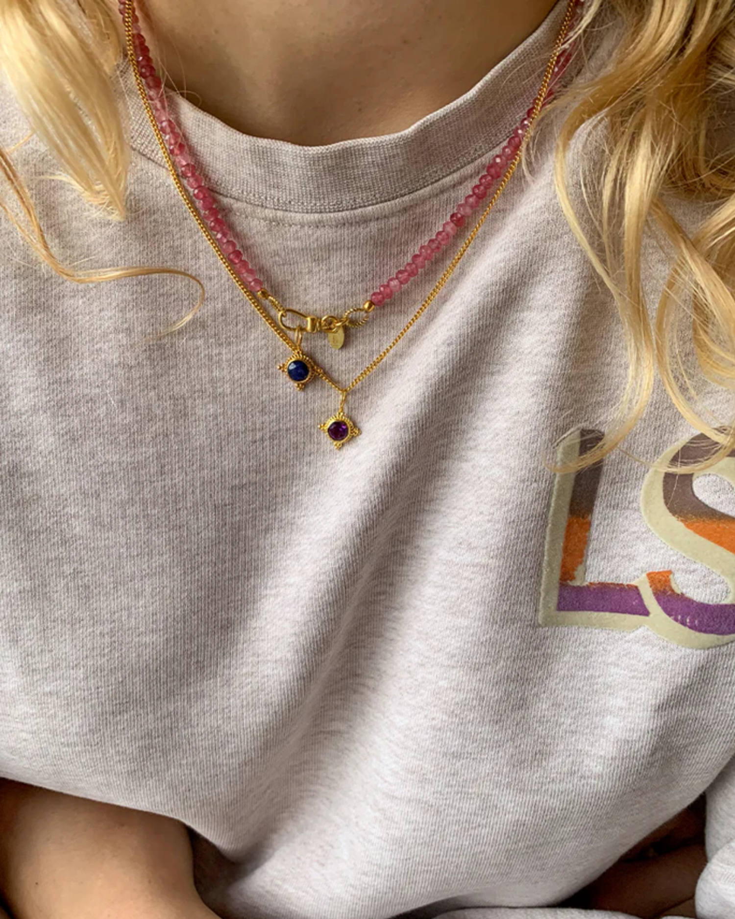 JADE OLD PINKY | NECKLACE