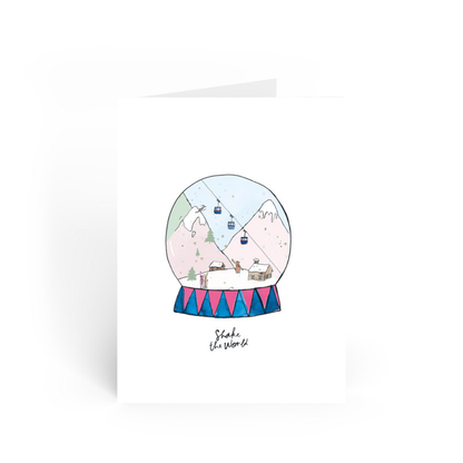 SALE - WENSKAART | MAGIC IN THE GLOBE