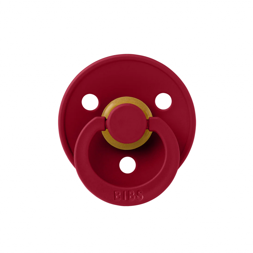 BIBS PACIFIER | BURGUNDY BOO