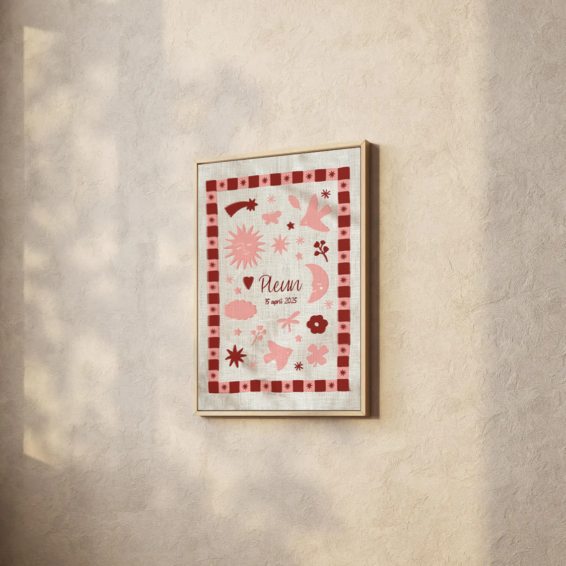 BIRTH POSTER | PINKY PROMISE