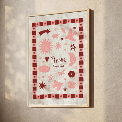 BIRTH POSTER | PINKY PROMISE