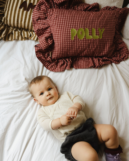 CUSHION | VICHY RUFFLE